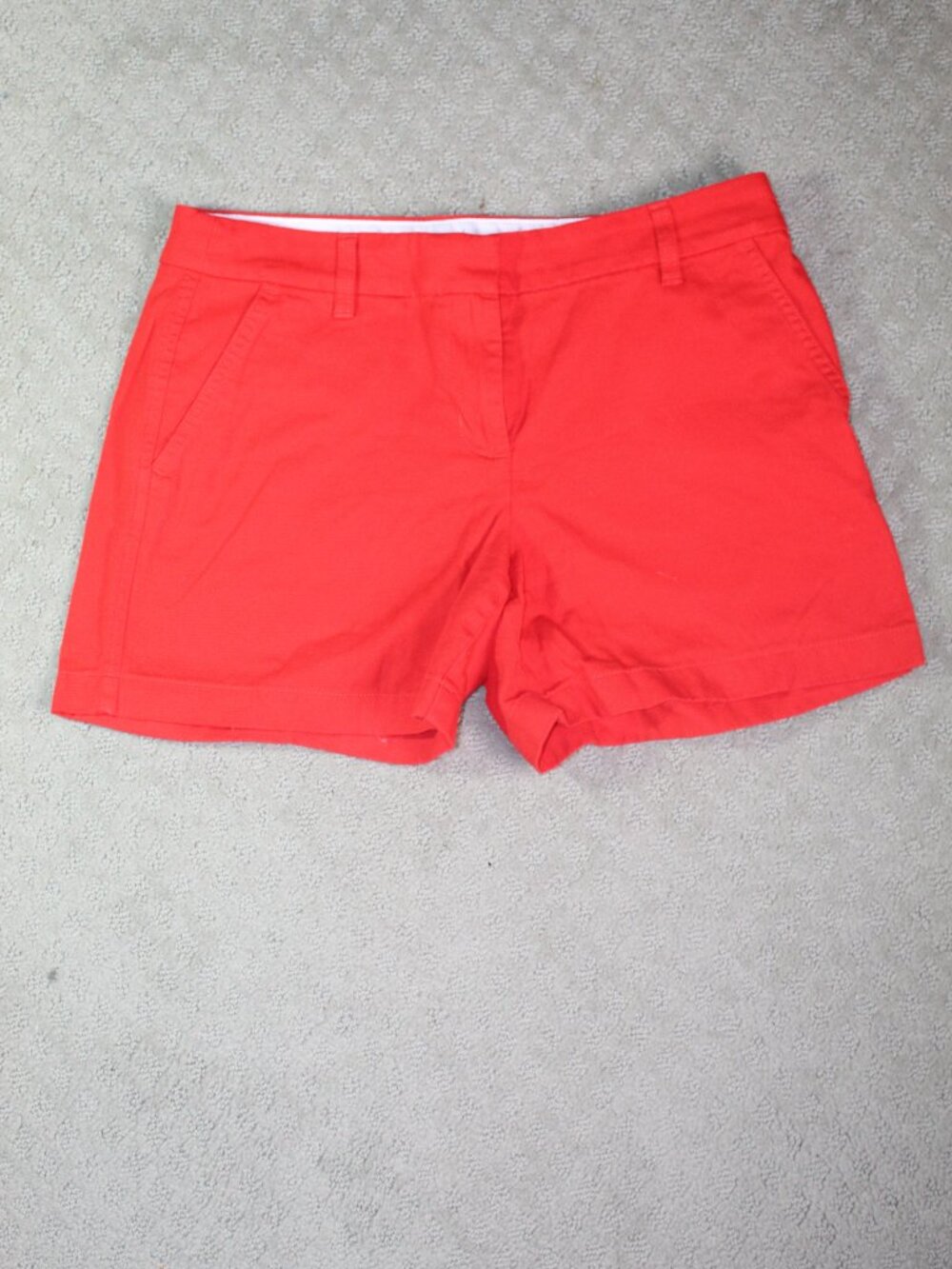 J. Crew Size 8 Orangish Red 4" Shorts